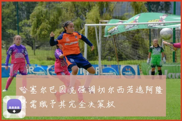 哈塞尔巴因克强调切尔西若选阿隆索需赋予其完全决策权